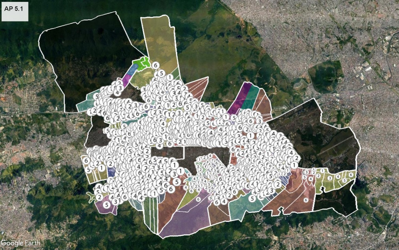 AP 5.1 FINALIZADA A CONSTRUÇÃO DOS MAPAS DE TERRITÓRIO