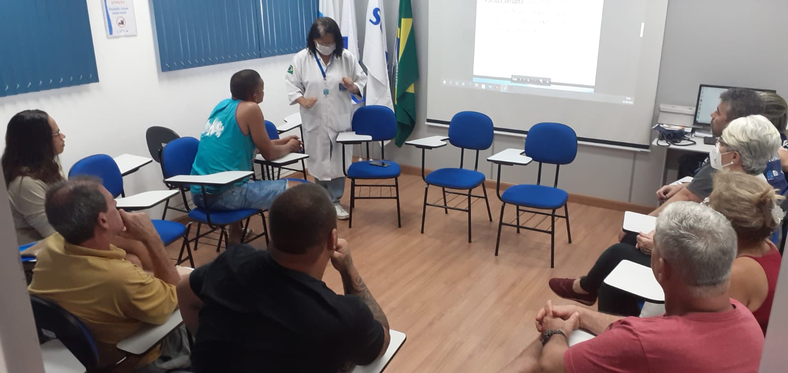 1ª Sessão do grupo para tratamento de tabagismo