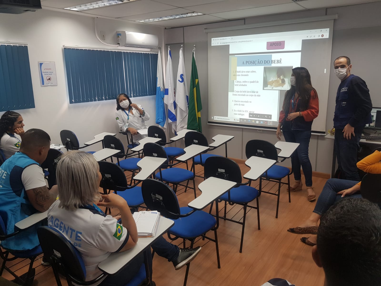 Treinamento de amamentação com os ACS’s