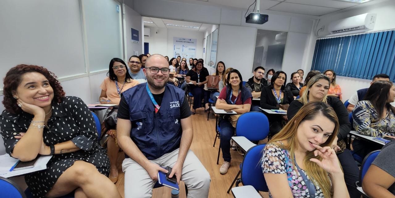 Treinamento de boas práticas em imunização; Matriz FOFA e planejamento.