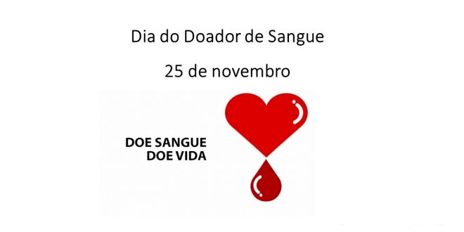 25/11 – Dia Nacional do Doador de Sangue