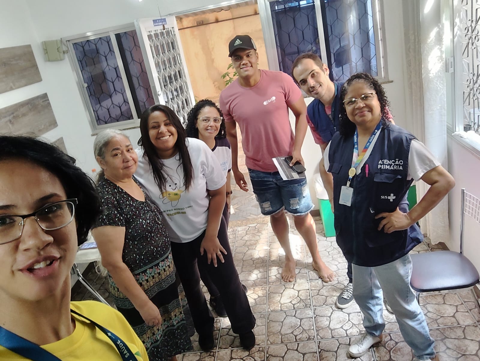 Visita domiciliar com a equipe NASF