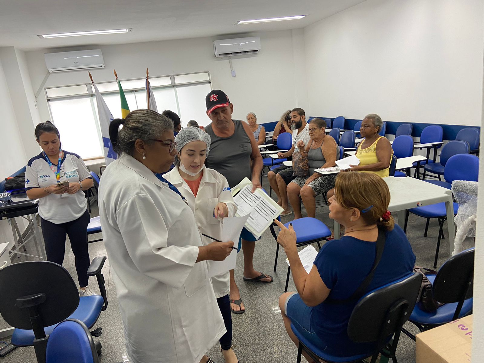 Avaliação odontológica dos pacientes