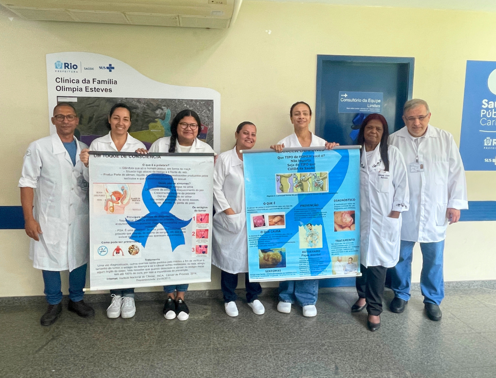 Novembro Azul: acadêmicos de enfermagem realizam ação educativa para usuários da CF Olímpia Esteves