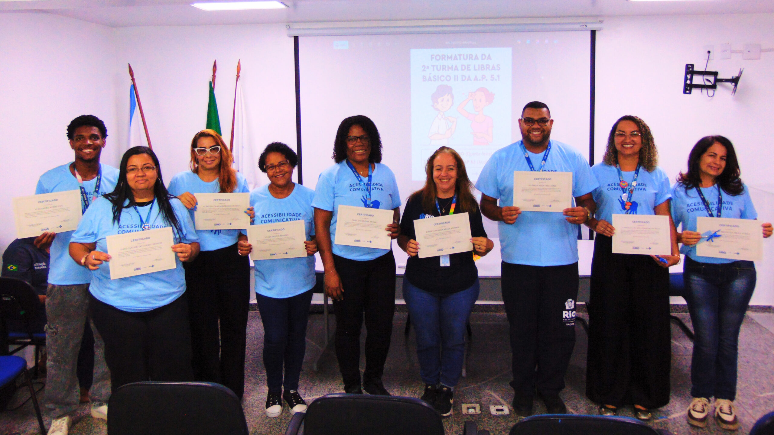 Cerimônia de Formatura da 2ª Turma do Curso de LIBRAS Básico II – AP 5.1