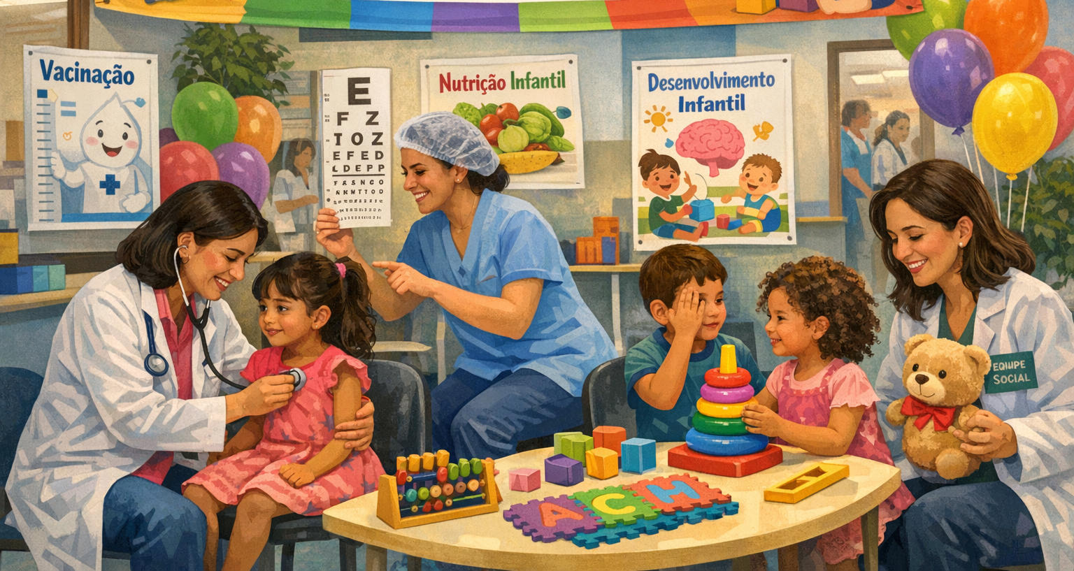 Ações de Puericultura e Cuidado Integral na Infância na CF Sandra Regina Sampaio de Souza